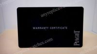 PIAGET Warranty cards - Buy Replica Watch Certificate